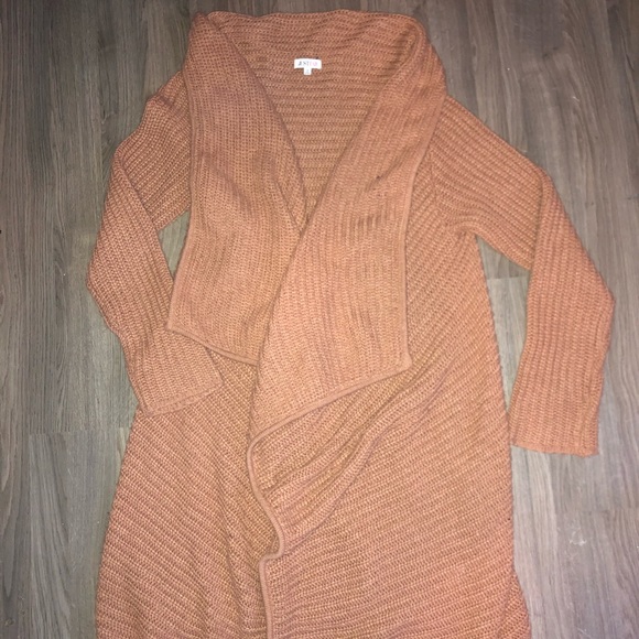 Tan/Orange Cardigan - Picture 3 of 3